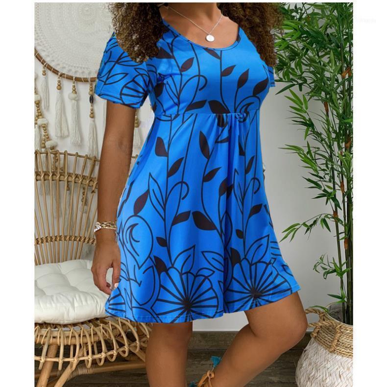 

O-neck Print Classic Dress Women Summer Elegant Plus Size Patchwork Korean Fashion Blouse Collar Women' Blouses & Shirts, Style5