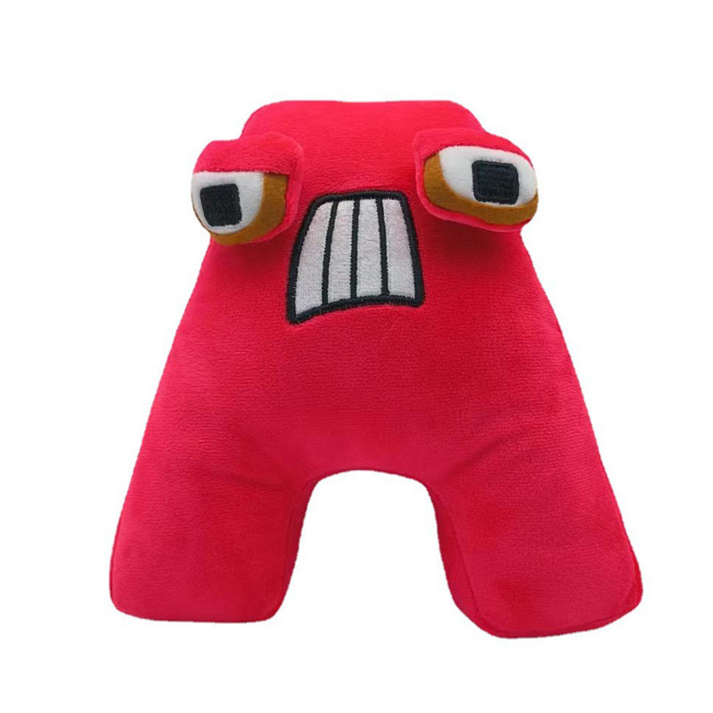 

2023 Stuffed Animals Plush Dolls 26 Styles Cute Letter Plush Toy Action Figure Children's Doll, As shown