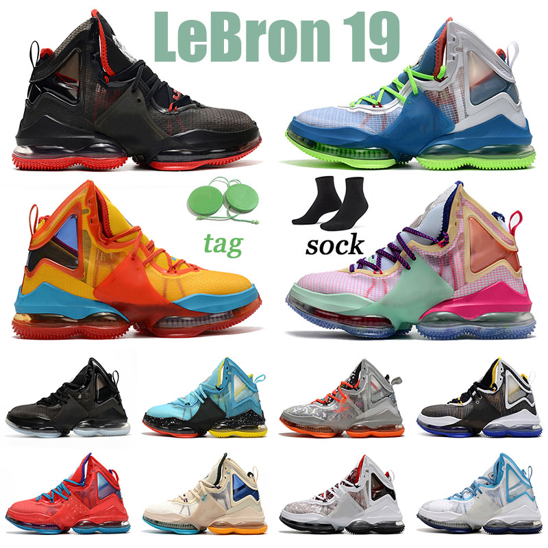 

Big Size US 12 LeBrons 19 Sports Basketball Shoes Christmas Uniform Hook Men Women Trainers Sketch Bred Fast Food Tropical Minneapolis Lakers 19s Sneakers Outdoor, 36-46 valentine's day