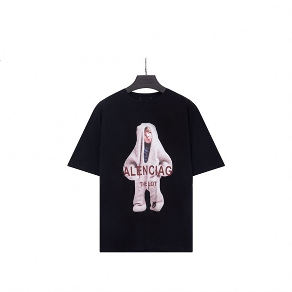 

2022 Summer Mens Womens Designers T Shirts For Men s Fashion Bear Tops Luxurys Letter Embroidery Tshirts Clothing Chothes Short Sleeved Tshirt Tees 02, White