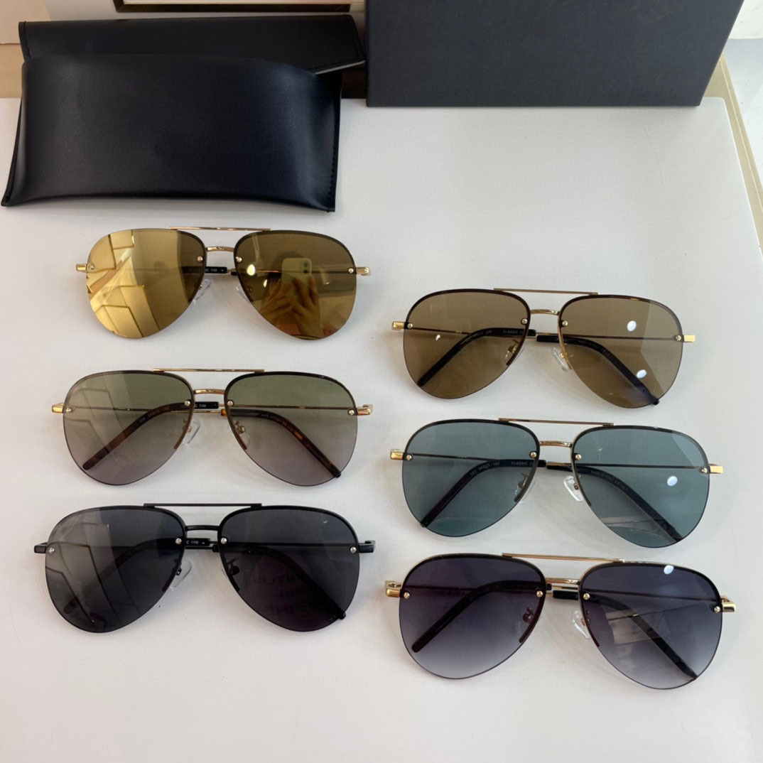 Men Sunglasses For Women Latest Selling Fashion Sun Glasses Mens Sunglass Gafas De Sol Top Quality Glass UV400 Lens With Random Matching Box 11M