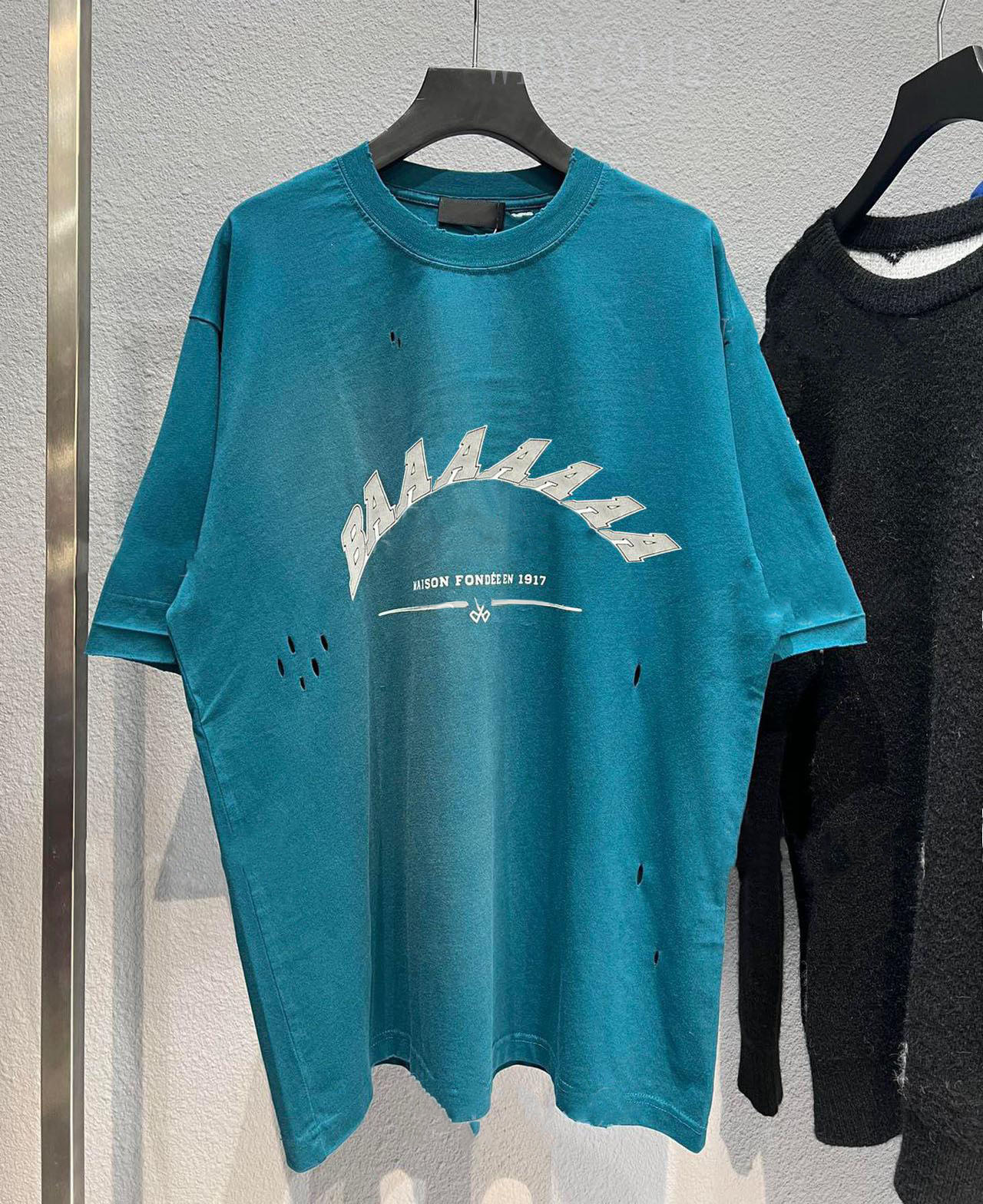 

22SS Mens Designer T Shirt Shirts Embroidery Quick Dry Fashion Hollow Out Mens shoelace tshirt Womens Short Sleeves High Quality Tees -XXL, I need look other product