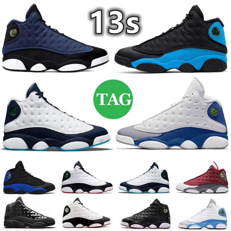 

Jumpman 13 13s men Retro Basketball Shoes University French Brave Blue Del Sol Obsidian Court Purple Flint Toe Black Cat Hyper Royal mens trainers Sports Sneakers, Color#27