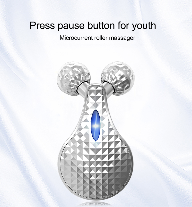 

3D Massage Roller Facial Lifting Device V Shape Face UpLift Microcurrent Beauty Device