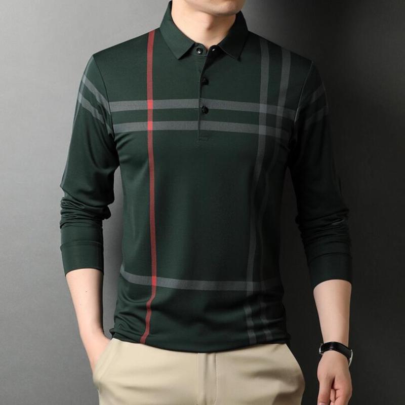 

Men's Casual Shirts High End Designer Fashion Brand Shirt Men 2022 Black Striped Korean Long Sleeve Tops Business Shitrs W202Men's Men'sMen', Red