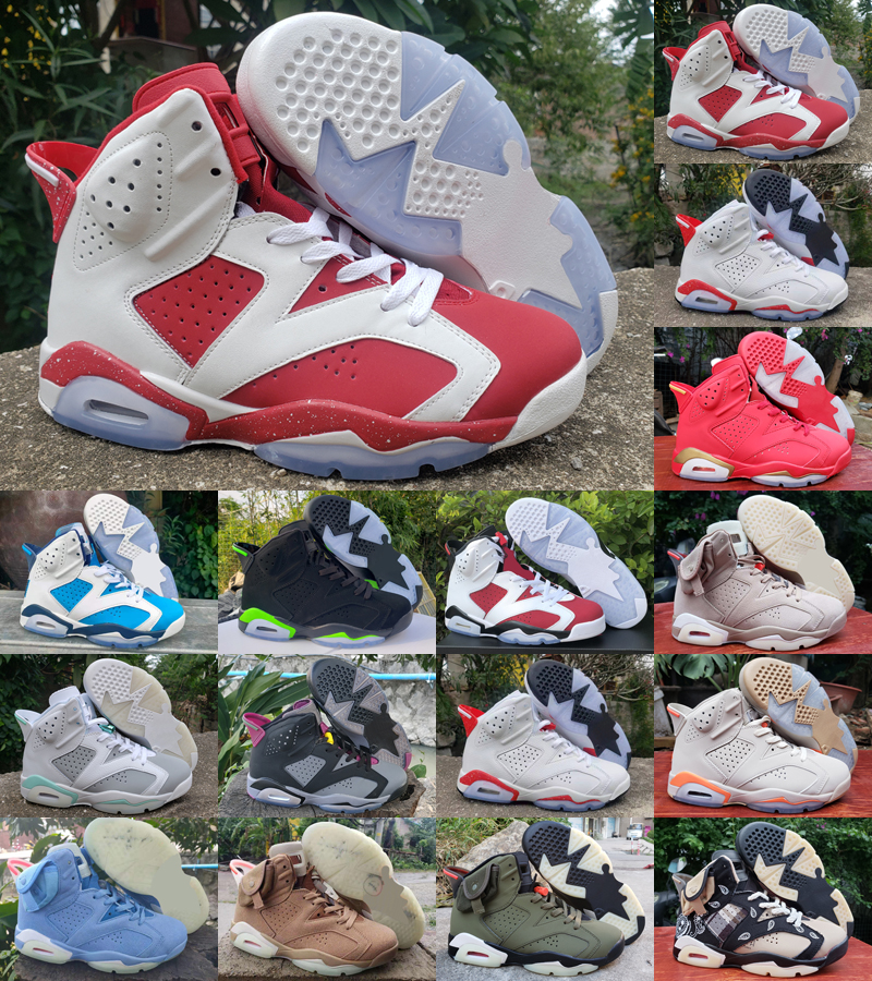 

Red Oreo 2022 Jumpman 6 Basketball Shoes 6s Sports Sneakers British Khaki Midnight Navy Black Cat Electric Green Carmine Bordeaux Designer Men Trainers EUR 47, As photo 33