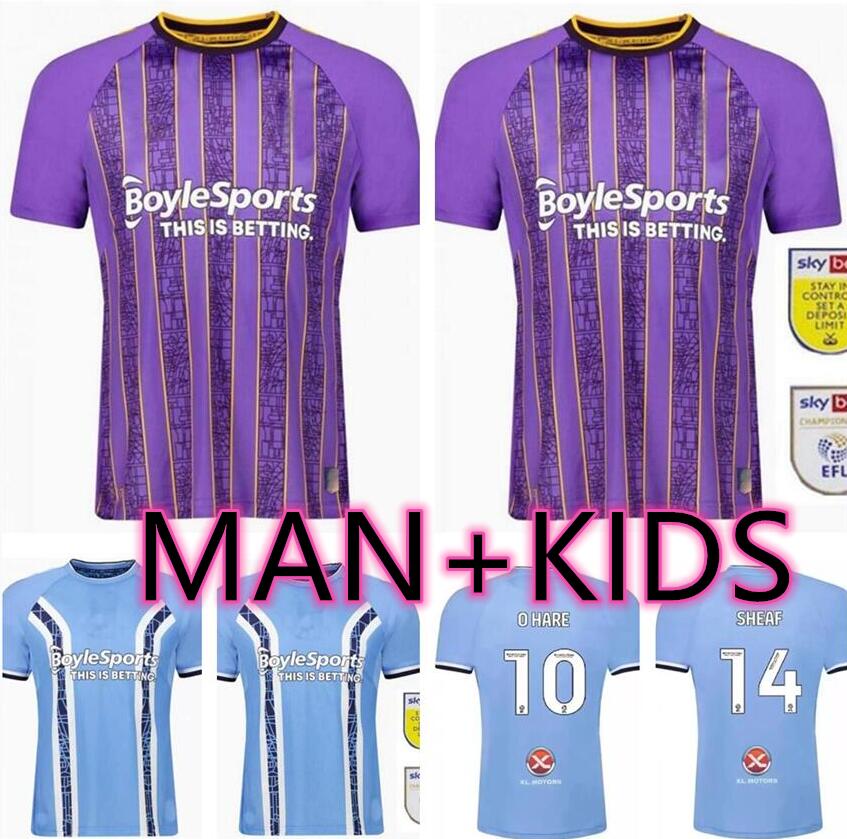 

men kids kit 2022 2023 Coventry City SOCCER JERSEYS 22 23 OHare Hamer Gyokeres Waghorn Kane Godden football shirt