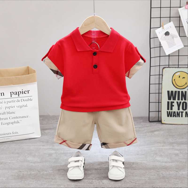 

Clothing Sets 2pcs Boys Summer Clothes Children Fashion Shirts Shorts Outfits For Baby Boy Toddler Tracksuits 0-5 YearsClothing, Gray