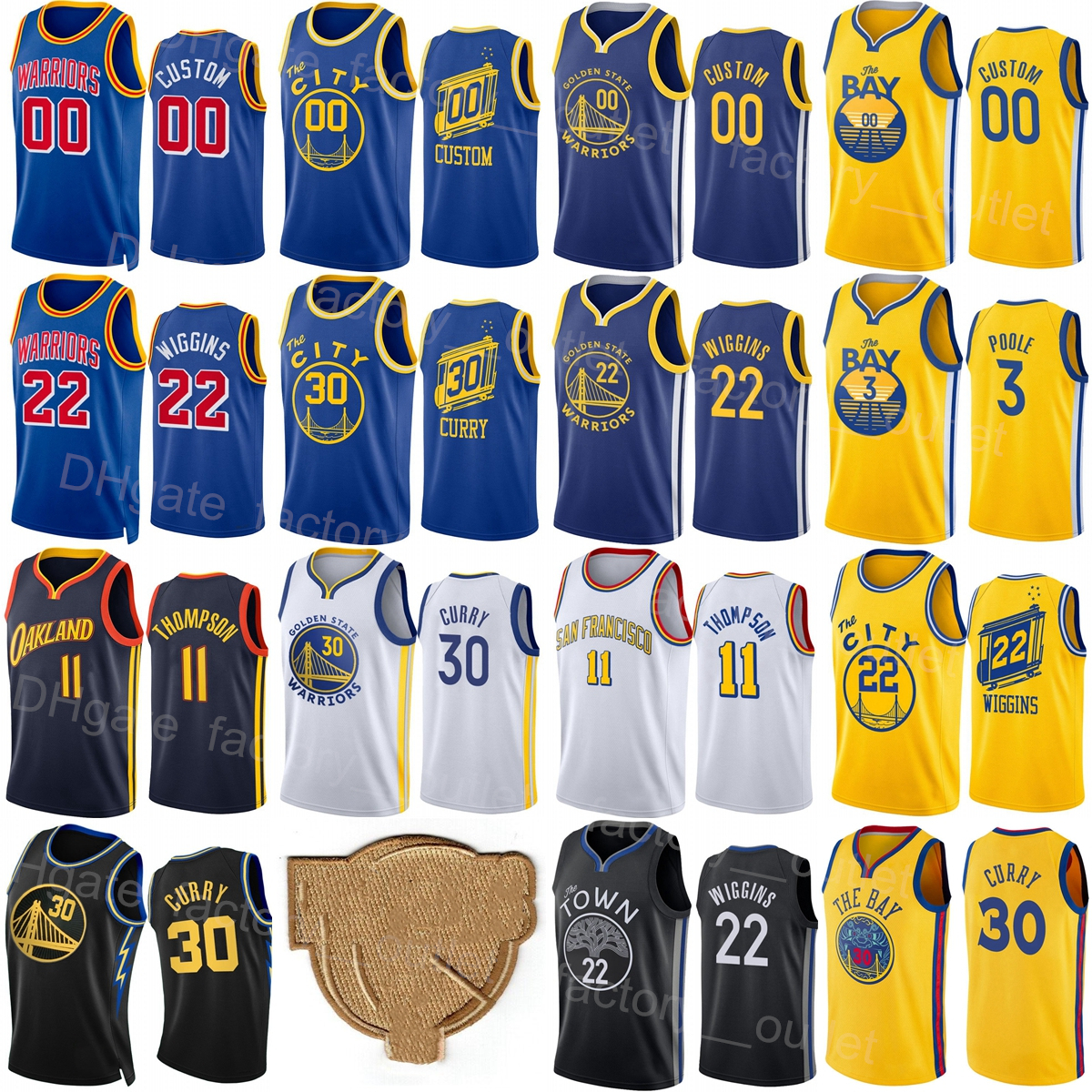 

The Finals Screen Printed Basketball Andrew Wiggins Jersey 22 Stephen Curry 30 Klay Thompson 11 Poole 3 Damion Lee 1 Nemanja Bjelica 8 Otto Porter Jr 32 Men Kids Women, With patch