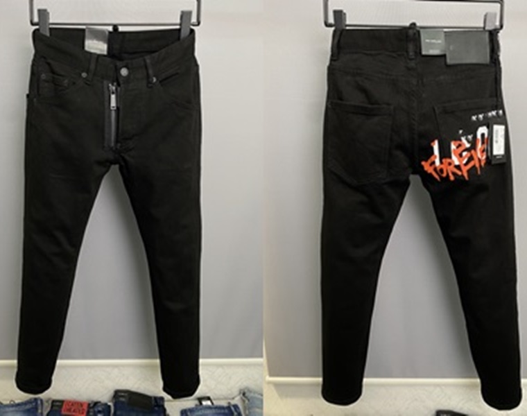 

2022 New Men Jeans Hole Light Blue Dark gray Italy Brand Man Long Pants Trousers Streetwear denim Skinny Slim Straight Biker Jean for D2 Top quality size28-38 A6, 9830