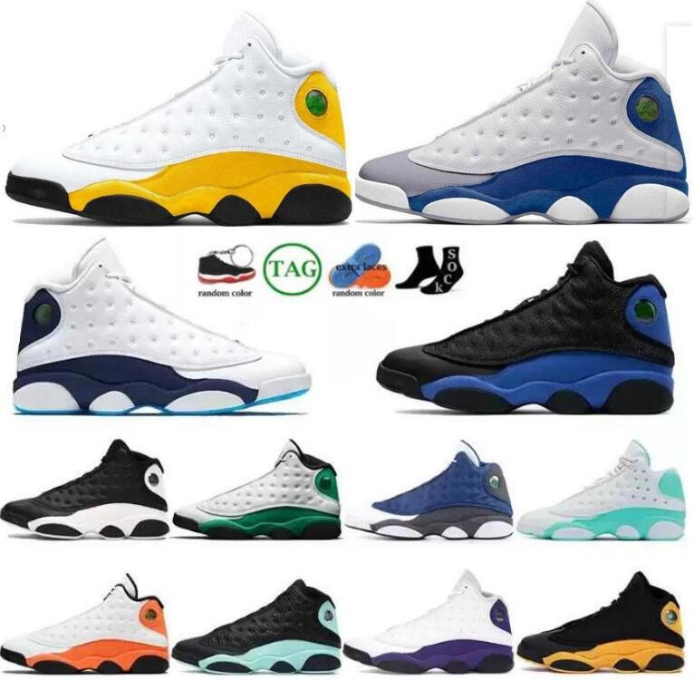 

Men 13s Basketball Shoes 13 XIII Midnight Navy Red Flint History Of Flight Blue Reflective Del Sol Aurora Starfish Barons Black Cat Obsidian Sneakers Trainers, Sp1q