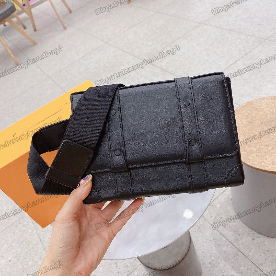 

TRUNK SLINGBAG MESSENGER Box Men Waist Bag Mens Cross Body Beltbag Trunks Designer Crossbody Handle Bags Fashion Flap Handbag M57952