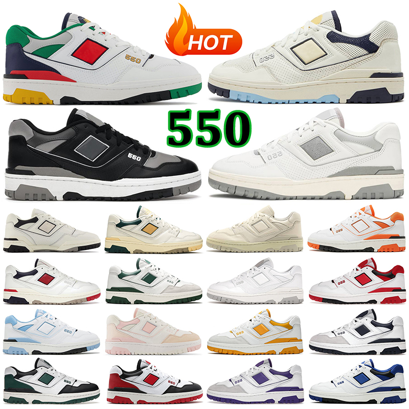 

550 shoes nb550 men women casual shoe 550s designer sneakers Panda Burgundy Cyan Syracuse UNC Varsity Gold Shadow White Green outdoor sports mens trainers, Item#10