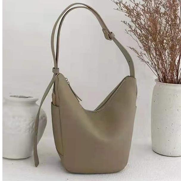 

Evening Bags Women Genuine Leather Shoulder Casual Real Hobos Finely Selected Crossbody GUANG DONG Province, Black