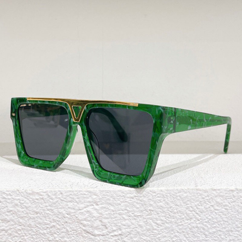 

Mens EVIDENCE Sunglasses Z1502E Marble green frame glasses design fashion classic all-match outdoor UV 400 designer top quality with box