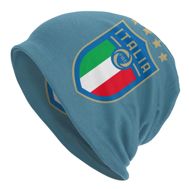 

Berets World 4 Stars Soccer Football Legends Figc Caps Autumn Winter Outdoor Skullies Beanies Hat Unisex Adult Warm Bonnet Knitted HatBerets, Black
