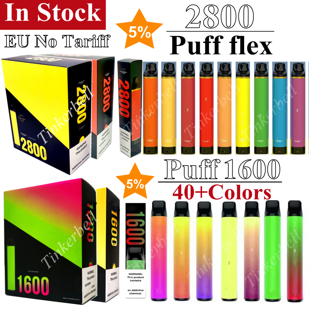 

Puff FLEX 2800 Hits 1600 Puffs 5% Cigarette Disposable Vape Pen MNQ 10Pcs Vapes Pens ECigs OEM Kit vs max cigar Vapors Customize Wholesale Sample HOT BARS