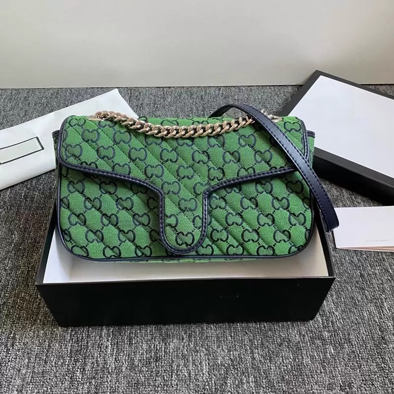 

HH Luxurys Designers Chain Bags Handbag 2023ss Women LouLou Handbags Lady Messenger Fashion Shoulder Bag Luxurious Crossbody Tote Wallet size 26*17*18, Green