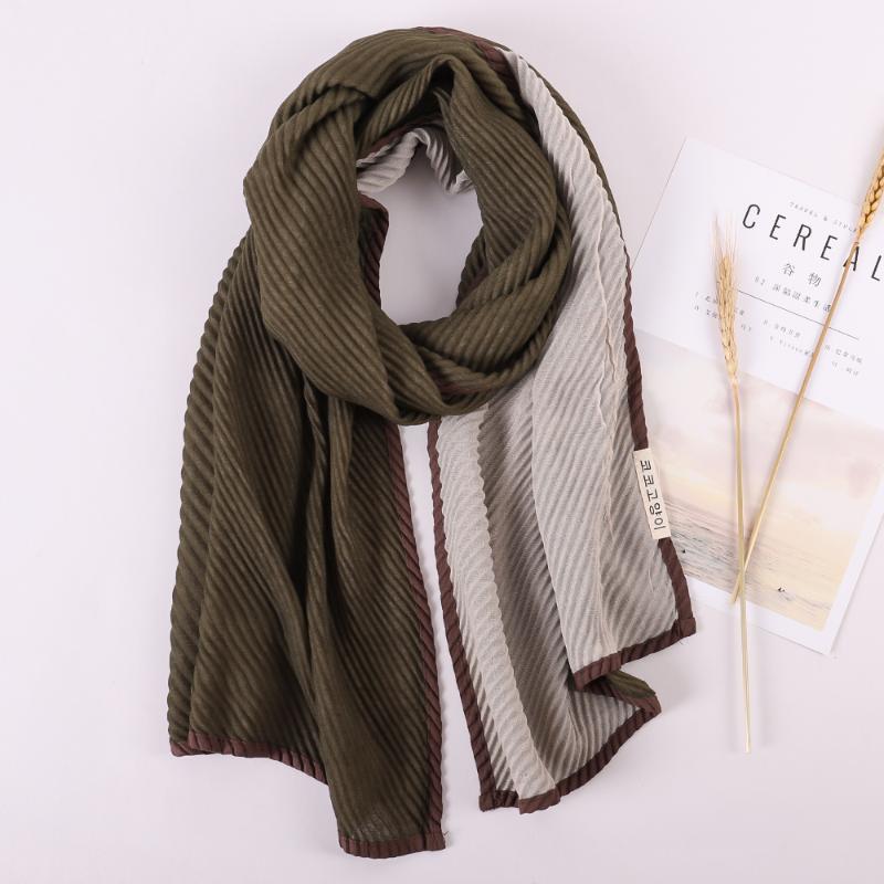 

Scarves Autumn Winter Cotton Women Scarf Design Warm Fold Shawls Wraps Luxury Muslim Hijab Female Beach Stoles Long Foulard