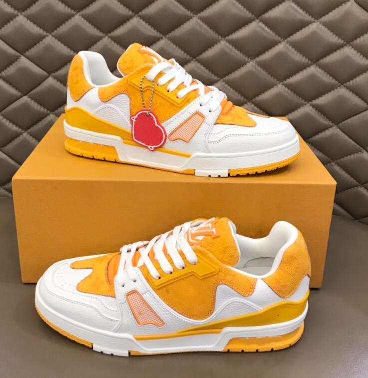 

Top Designer Sneakers Men Casual Shoes Classic Vintage Trainer Sneaker Denim Print Pendant Shoes Combination Large Sole