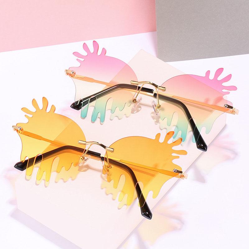 

Sunglasses Vintage Rimless For Woman Designer Steampunk Female Sun Glasses Personalized Eyewear Oculos Feminino Gafas BGN1Sunglasses