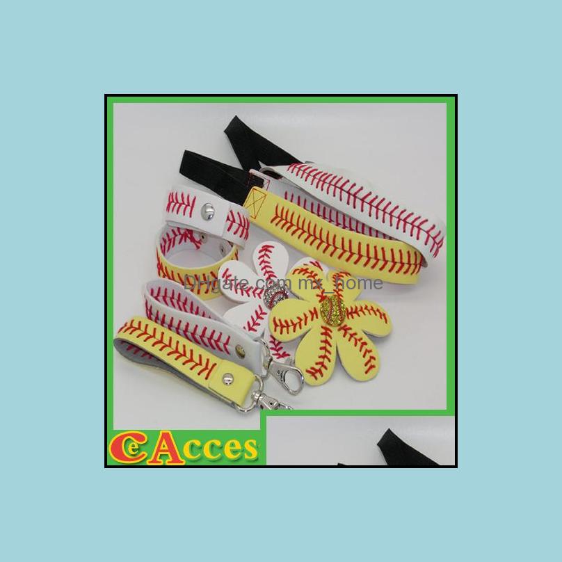 

25Pcs Baseball/Softball Headband+25Pcsbaseball/Softball Hair Bow+25Pcs Keychain+25Pcs Bracelet Drop Delivery 2021 Accessories Baby Kids M, Multi-color