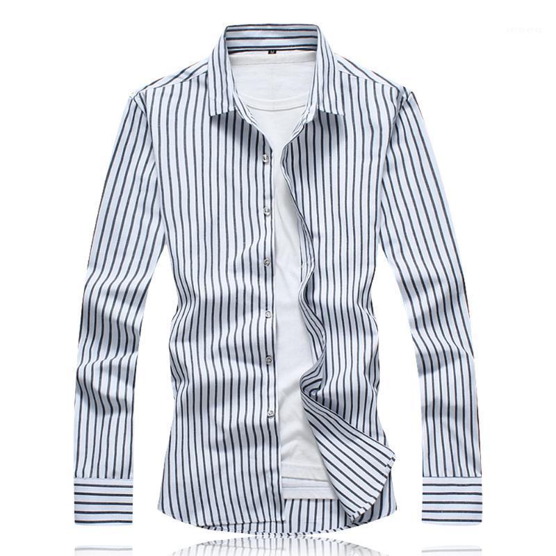 

Autumn Fashion Men Cotton Shirts Nice Casual Classic Design Striped Long Sleeve Shirt MAale Clothing Work Shirts7XL7XL Men's, Pink