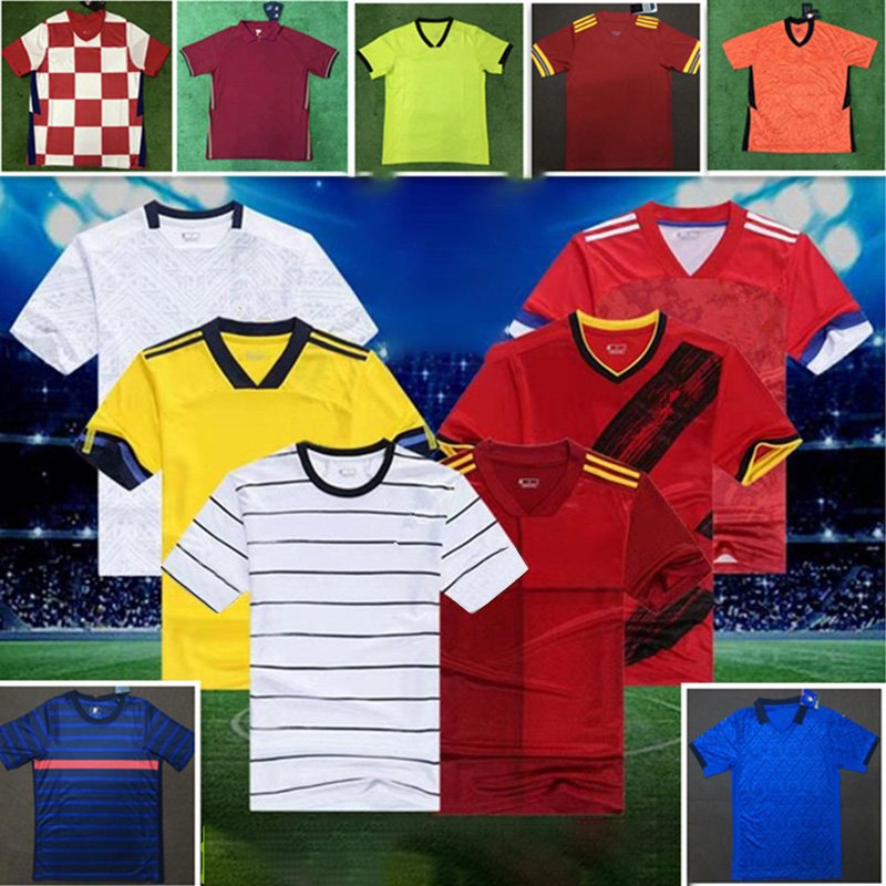 

Men's T-Shirts World Cup football jersey top quality German G Portugal Argentina Italy France Netherlands jersey, Customize