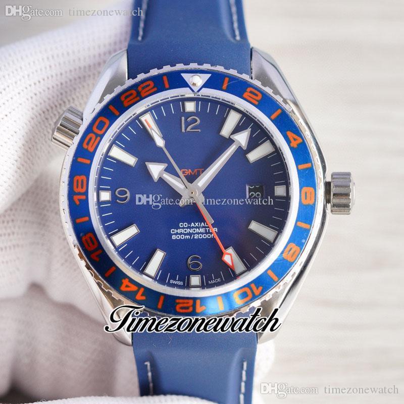 

Diver 600M A21j Automatic Mens Watch Steel Case Blue Orange Dial Stick Markers Rubber Strap With White Line 232.32.44.22.01.002 Timezonewatch I39a2, Original box(no watch)