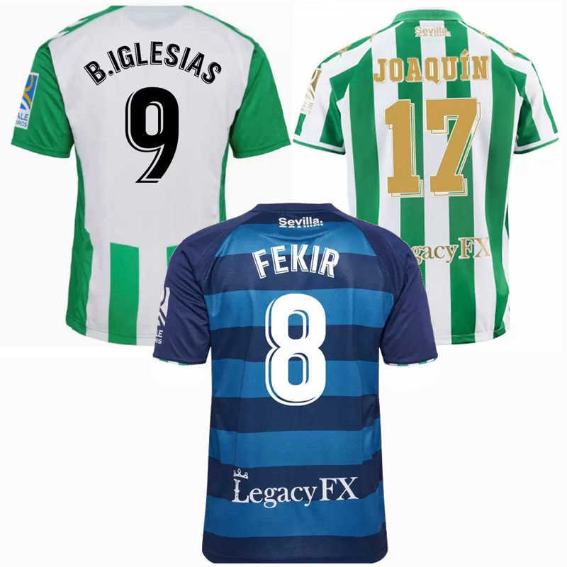 

2022 2023 Real Club Soccer Jerseys Carvalho Mandi Betis FEKIR JUAN MIGUEL LUIZ FELIPE MIRANDA B.IGLESIAS JOAQUIN CANALES 22 23 football, Copa del final
