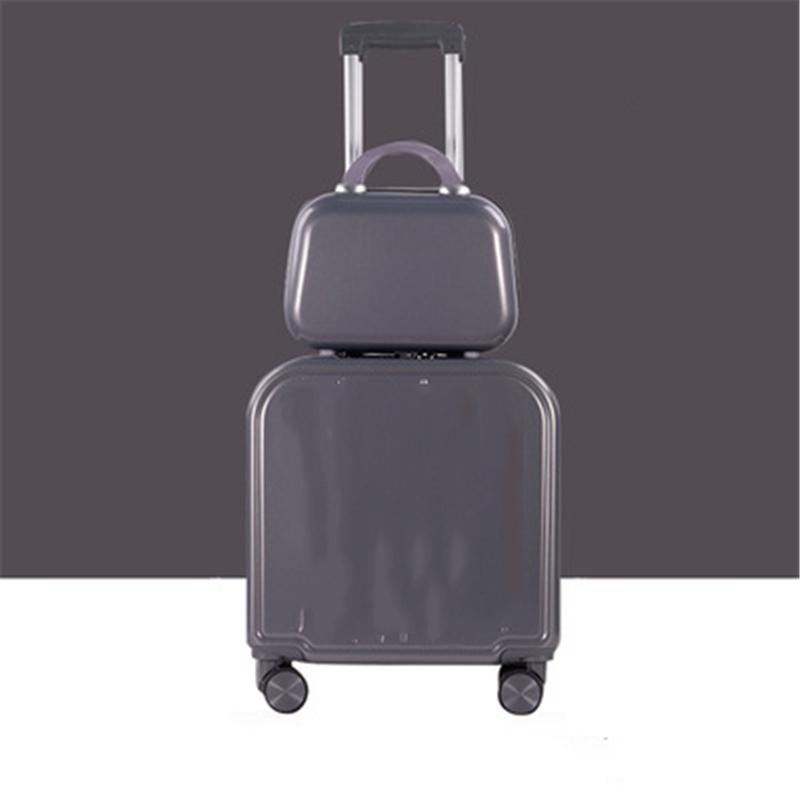 

Suitcases 2022 The Fashion Pu Universal Roller Suitcase For Men And Women