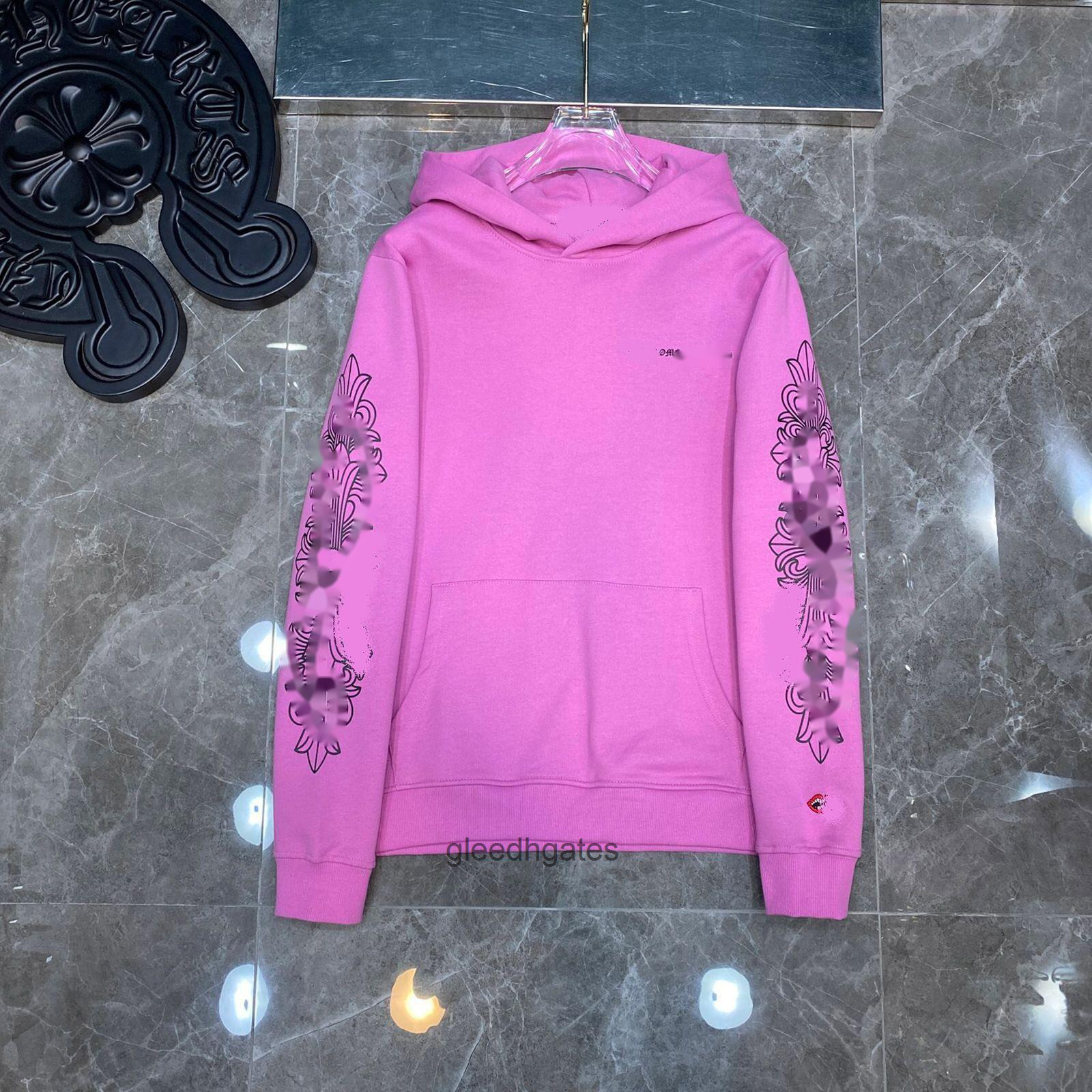 

hearts22ss hoodies hEarTS//ChROme 22 autumn and winter ch graffiti spider web Hoodie Sweater Hoodie loose casual versatile fashion couple, Purple