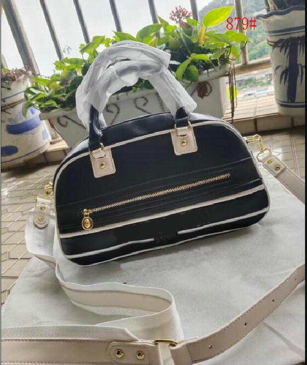 

Luxury Designer Classic latest color women Shoulder bags chain handbag Toothpick pattern leather womens Cross body handbag 879#33CM*18CM*15CM, White