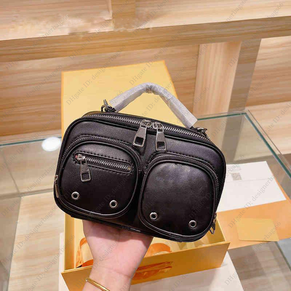 

Fashion Large Capacity UTILITY CROSSBODY Chest Camera Purse Trio Shoulder Messenger Bags Real Cowhide Lady Purses Multi Designer Handbags, Add box