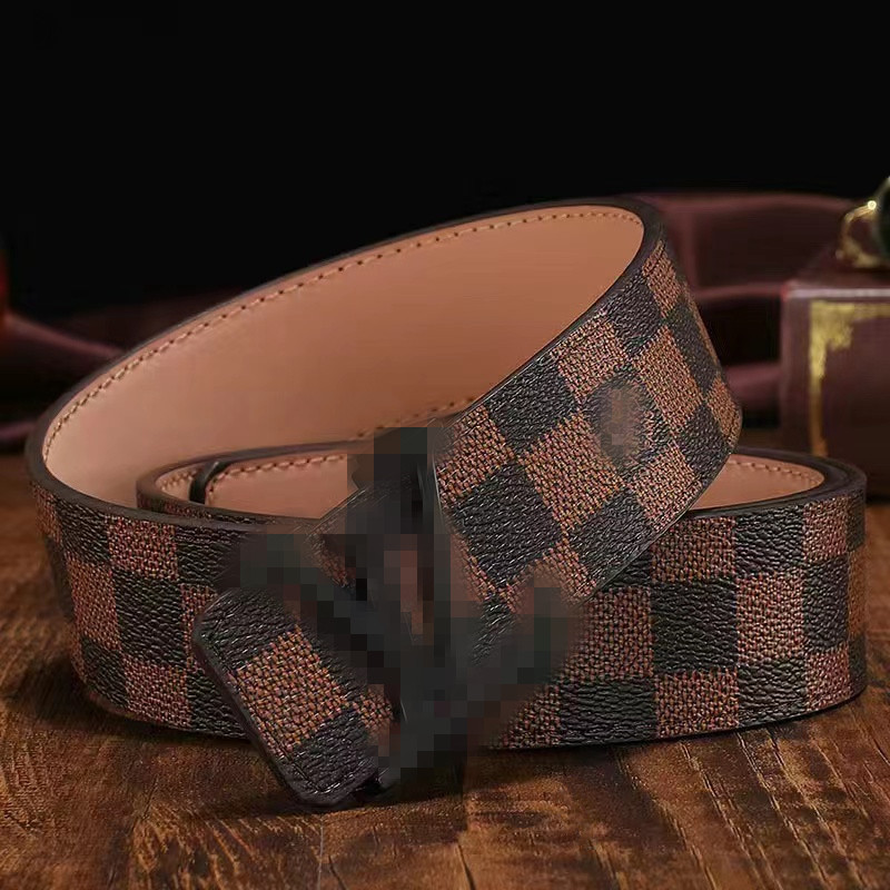 

Fashion belt luxury belt mens womens high quality gold and silversmooth Buckle Designer belts