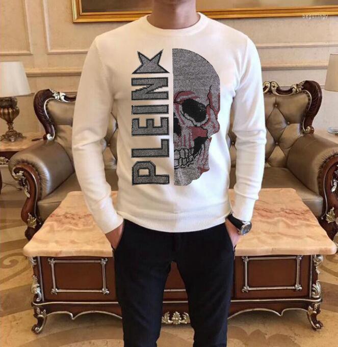 

Men' Sweaters Sweater Men Drill Hip Hop Streetwear Clothing Pullover O-neck Oversize Fashion Casual Male Begu22, Black