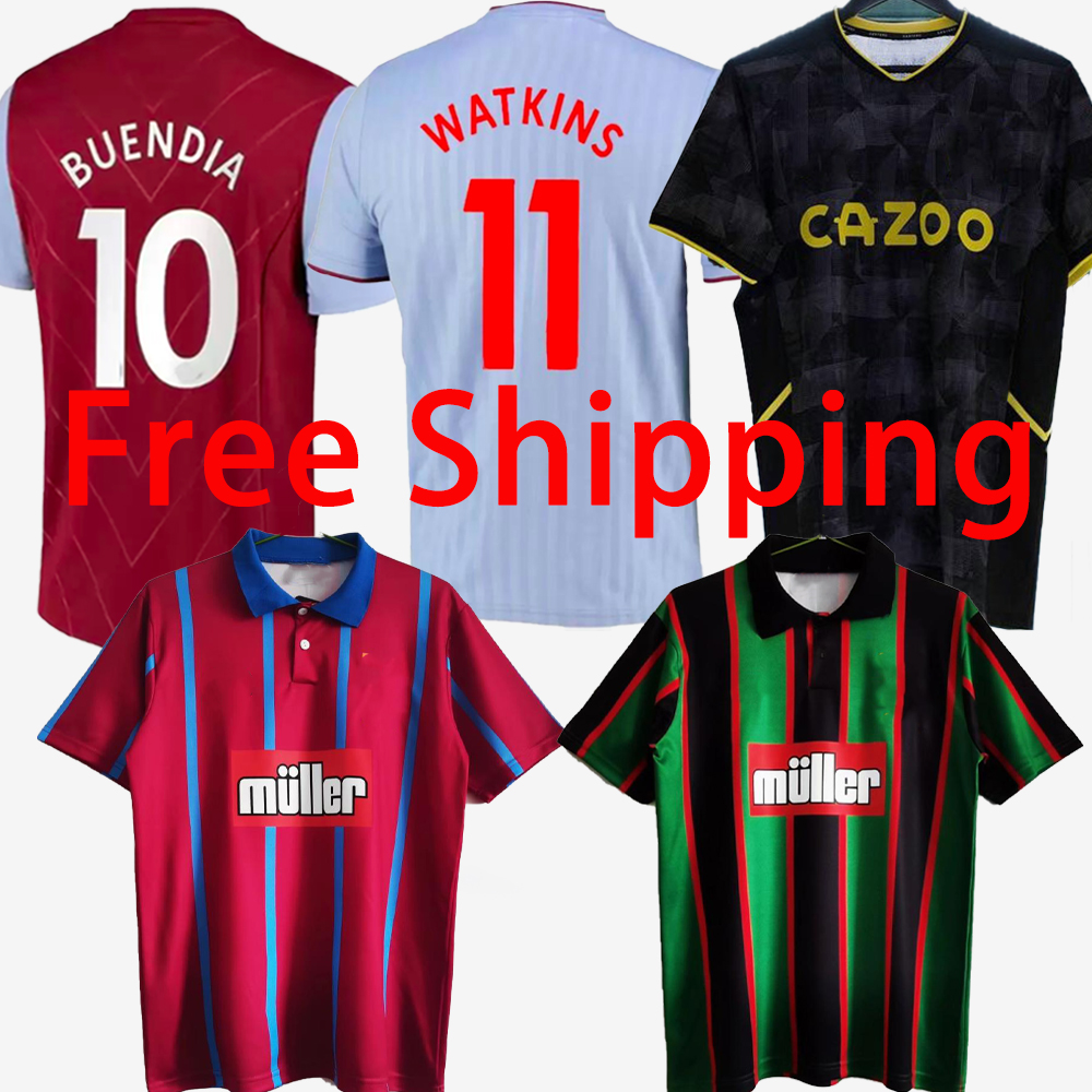 

Free Shippings 2022 2023 Aston COUTINHO WATKINS BUENDIA Soccer Jersey Villa 22 23 McGINN EL GHAZI WESLEY DOUGLAS LUIZ MINGS KONSA CASH retro kids kit Football shirt, 93/95