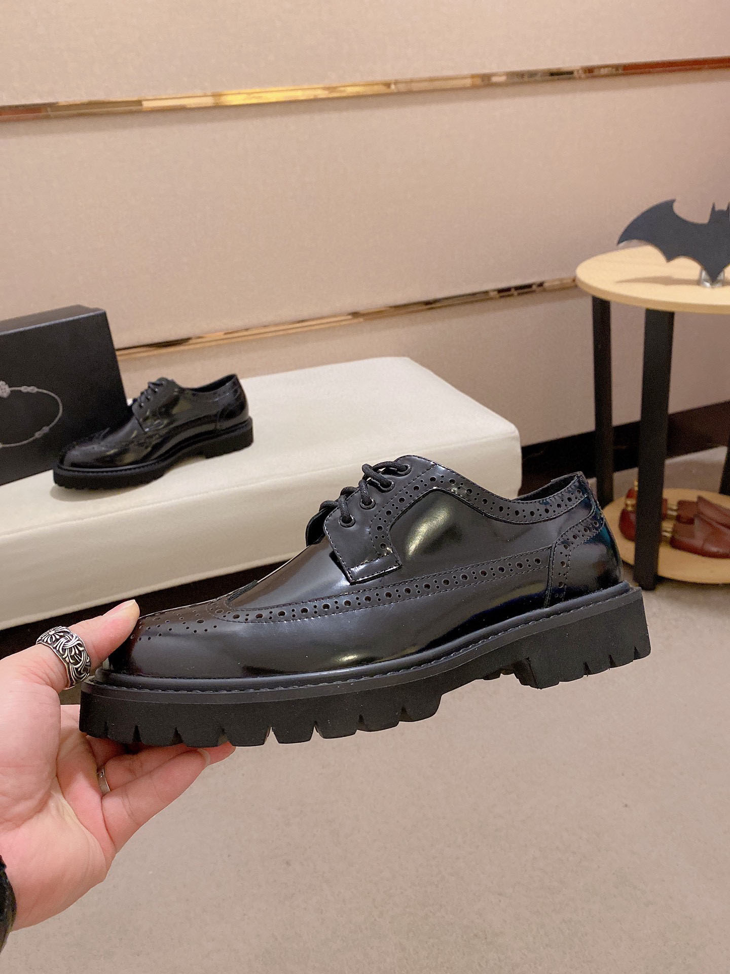 Luxury New PRADX Mens Oxfords Milano Lace Up Suit Dress Shoes Wedding Dress Casual Business Shoe Size 38-45