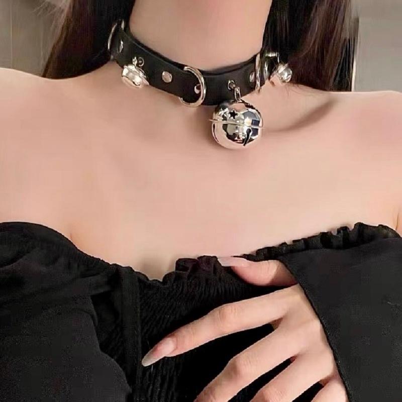 

Chokers Punk Harajuku Bell Collar Necklace Interest Deserve To Act The Role Of Maid Choker Couple For Christmas