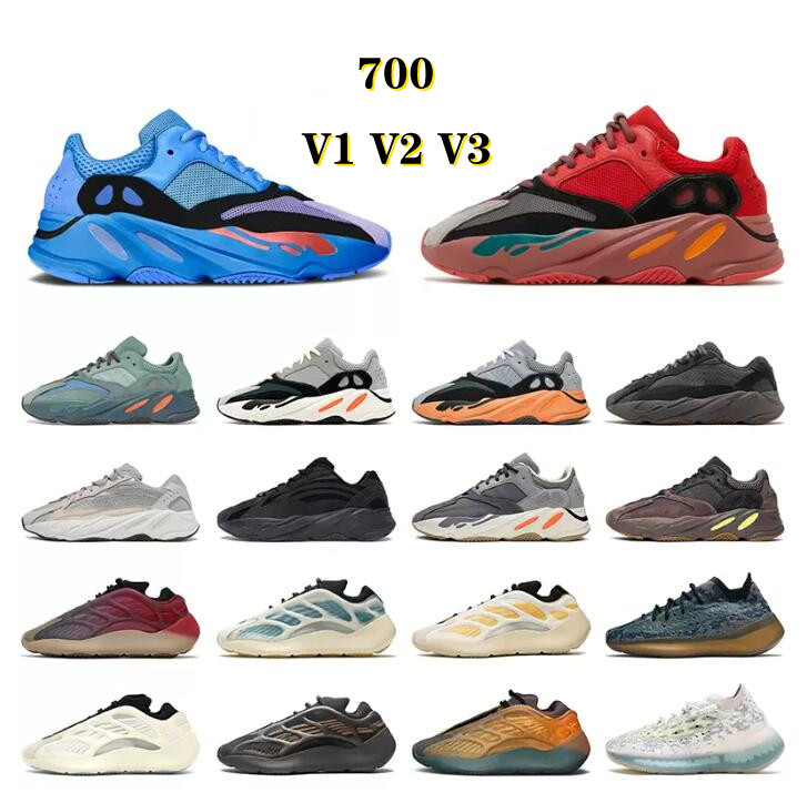 

NEW 700s running shoes Azael Alvah Utility Black 3M black static reflective shoe outdoor flat trainers V1 V2 V3''YEEZIES''700 450 boost casual shoe, Please contact us