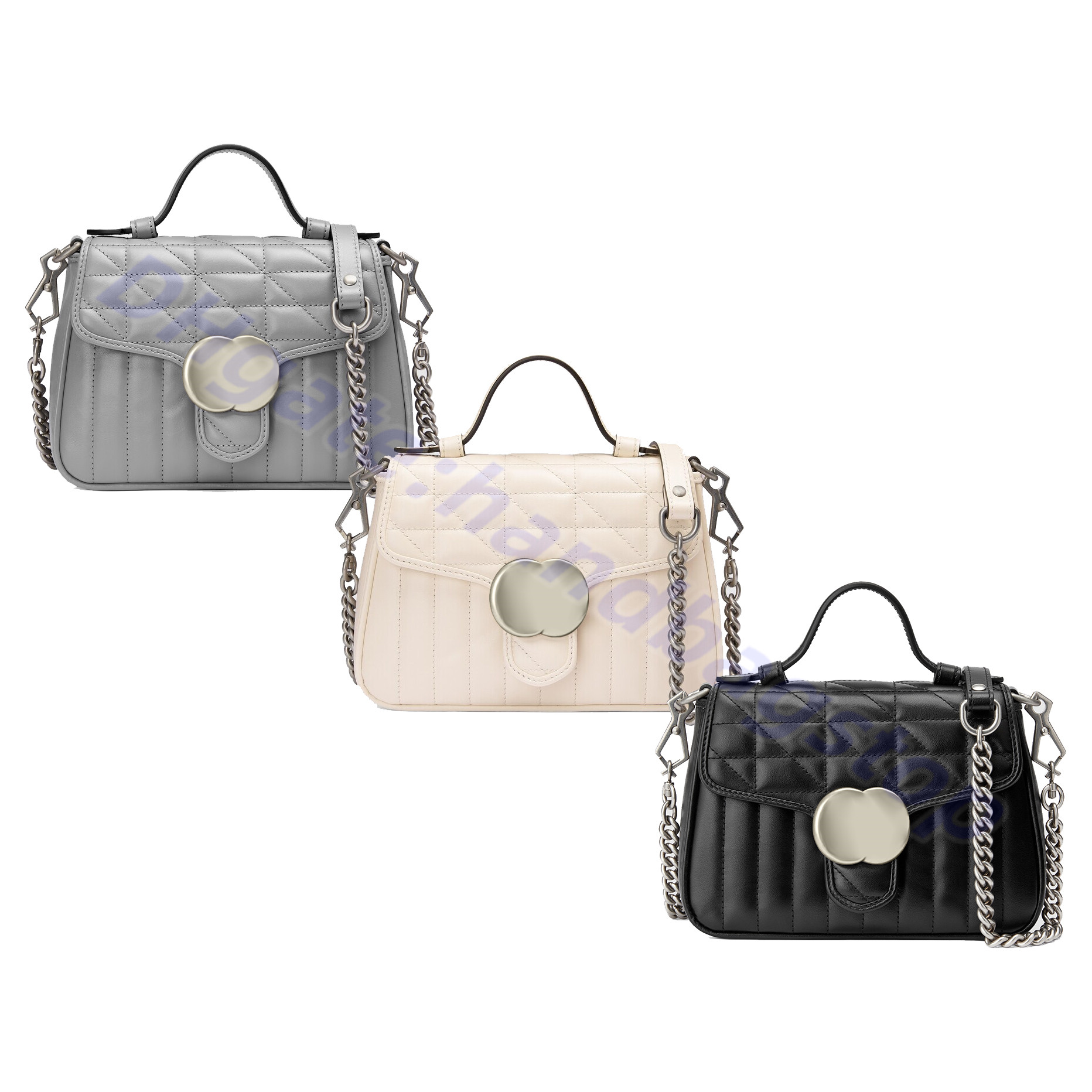 

Luxury 7A quality Crossbody Marmont Bags Genuine leather tote Nylon Original fashion Women's men Shoulder bag Designer Handbags camera envelope gift single chain