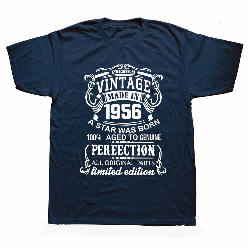 

Made Vintage In Polo Shirt 1956 T-shirts Men Dad Father Short Sleeve 66 Years Old T Cotton Streetwear Hip Hop, Color8