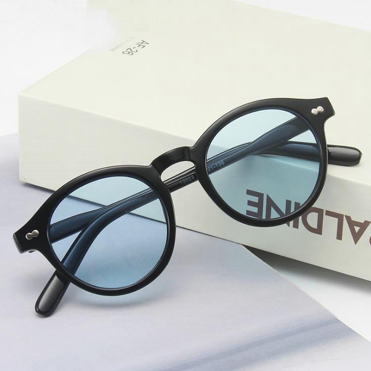 

Sunglasses Woman Men Retro Women Round Vintage Oval Sun Glasses For Luxury Designer Gafas De Sol