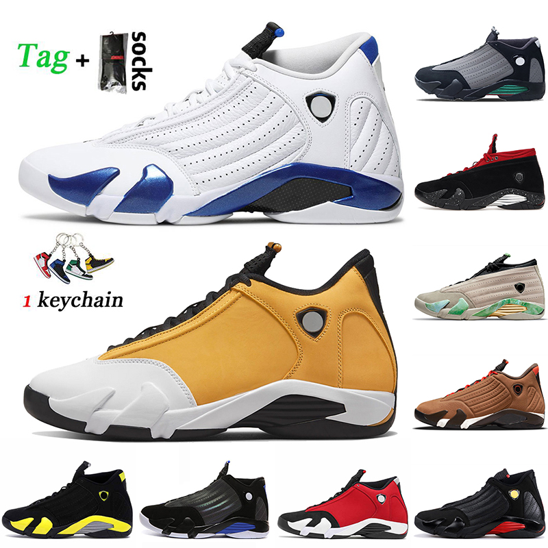 

Large Size 13 Mens Trainers With Socks Mens Jumpman 14 Basketball Shoes 14s Ginger Particle Grey Hyper Royal Alternate Thunder Fortune SE Black Red Lipstick Sneakers, B45 doernbecher ii 40-47