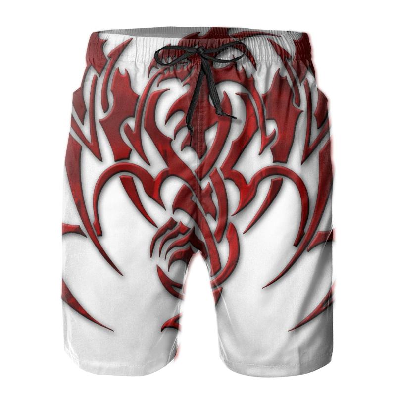 

Men's Shorts Dragon Mens Swimsuit Swim TrunksSwimwear Swimming Surf Beach ShortsMen's, Dragon6