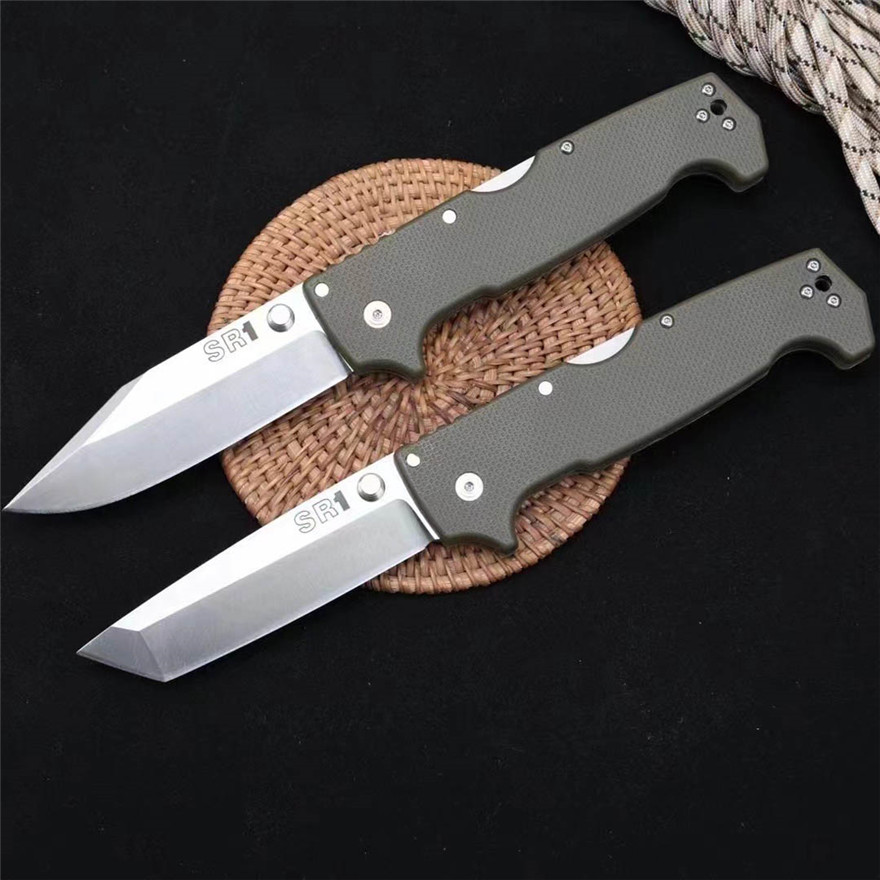 

2022 Cold Steel 62L SR1 folding knife S35VN Blade G10 Steel Handle Survival Pocket Knives Outdoor Camping Hunting EDC TOOLs