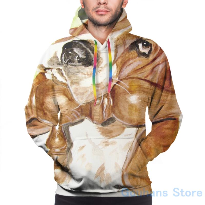 

Men' Hoodies & Sweatshirts Mens Sweatshirt For Women Funny Basset Hound Sophie Print Casual Hoodie StreatwearMen