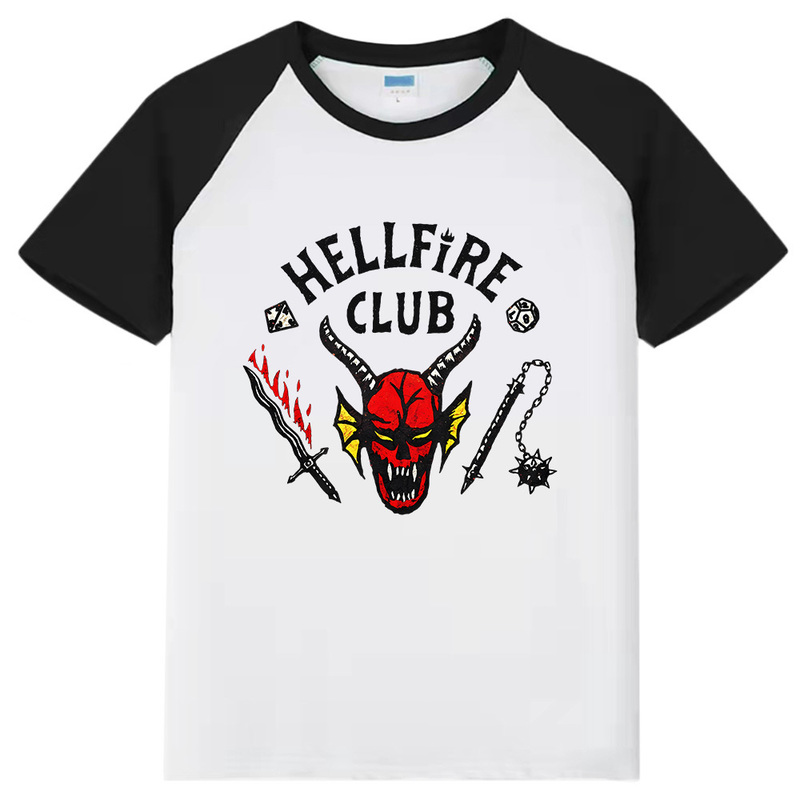 Kids Stranger Things 4 T Shirts Mike Tee 100 Cotton T Shirt Hellfire Club T shirts Girl Clothing Boys Tshirt Unisex Summer Tops 220620