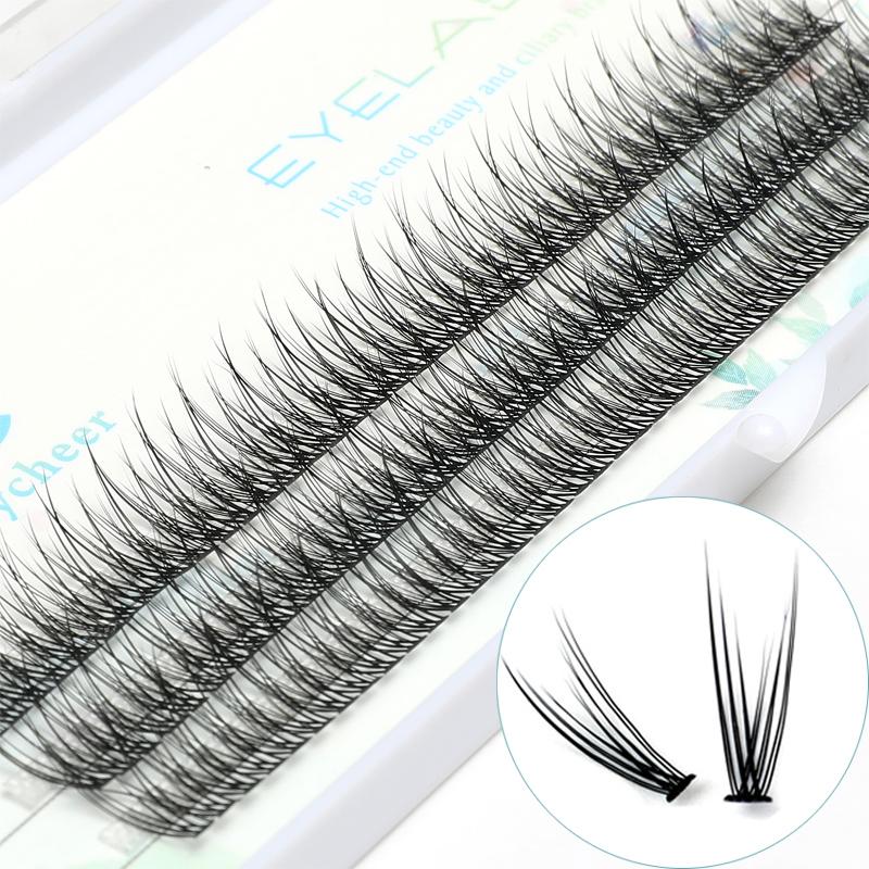 

False Eyelashes 0.07/0.10 C Curl Fish Tail Style Makeup Individual ExtensionFalse