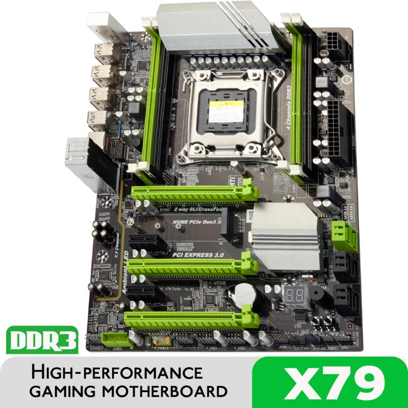 

Motherboards Atermiter X79 Turbo Motherboard LGA2011 ATX USB2.0 SATA3 PCI-E NVME M.2 SSD Support REG ECC Memory And Xeon E5 Processor